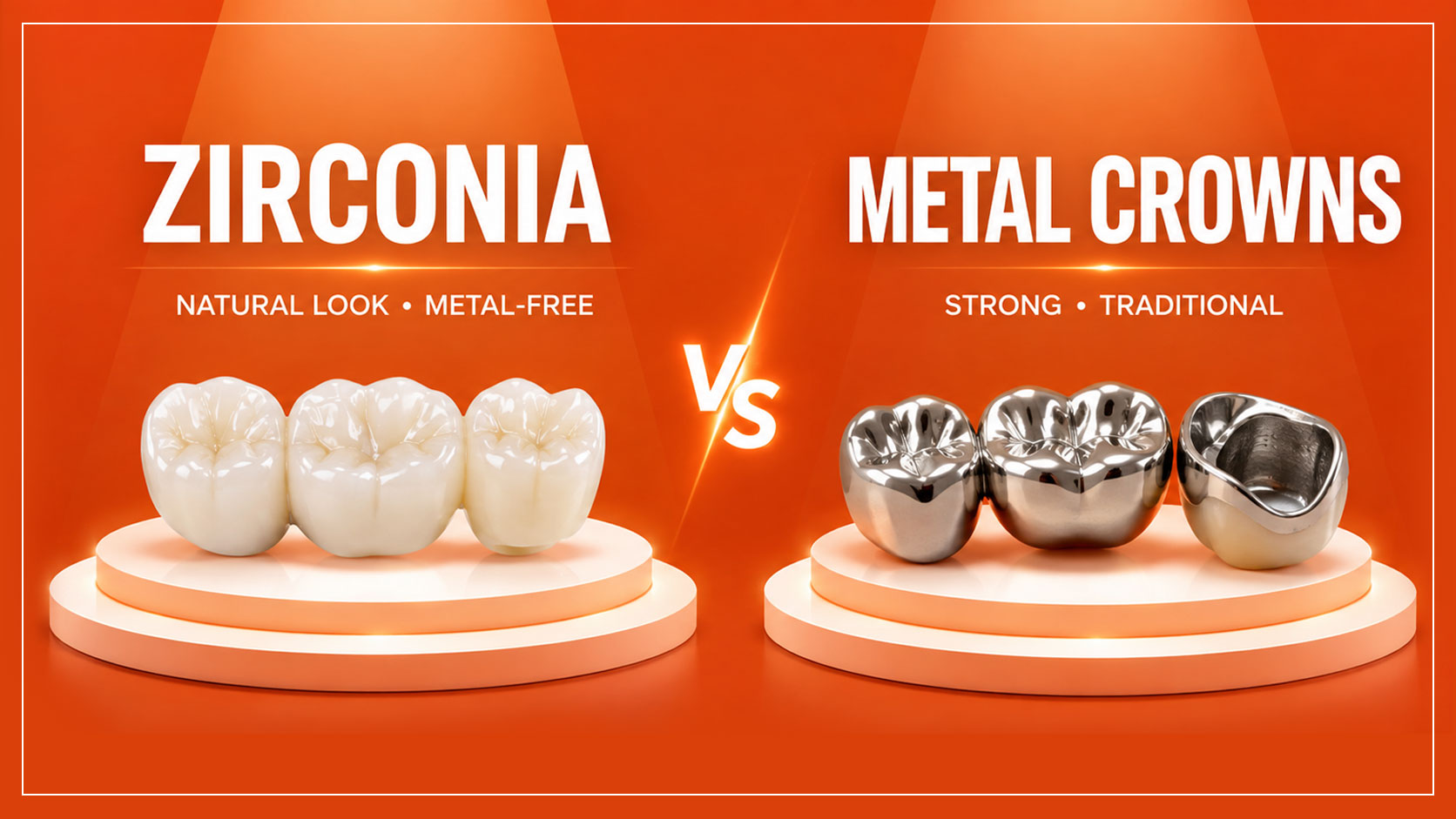 Zirconia vs Metal Crowns: Which Lasts Longer?